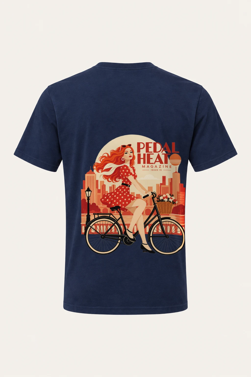 "Pedal Heart Issue 15" Heavyweight Unisex Crewneck T-shirt | Gildan 5000