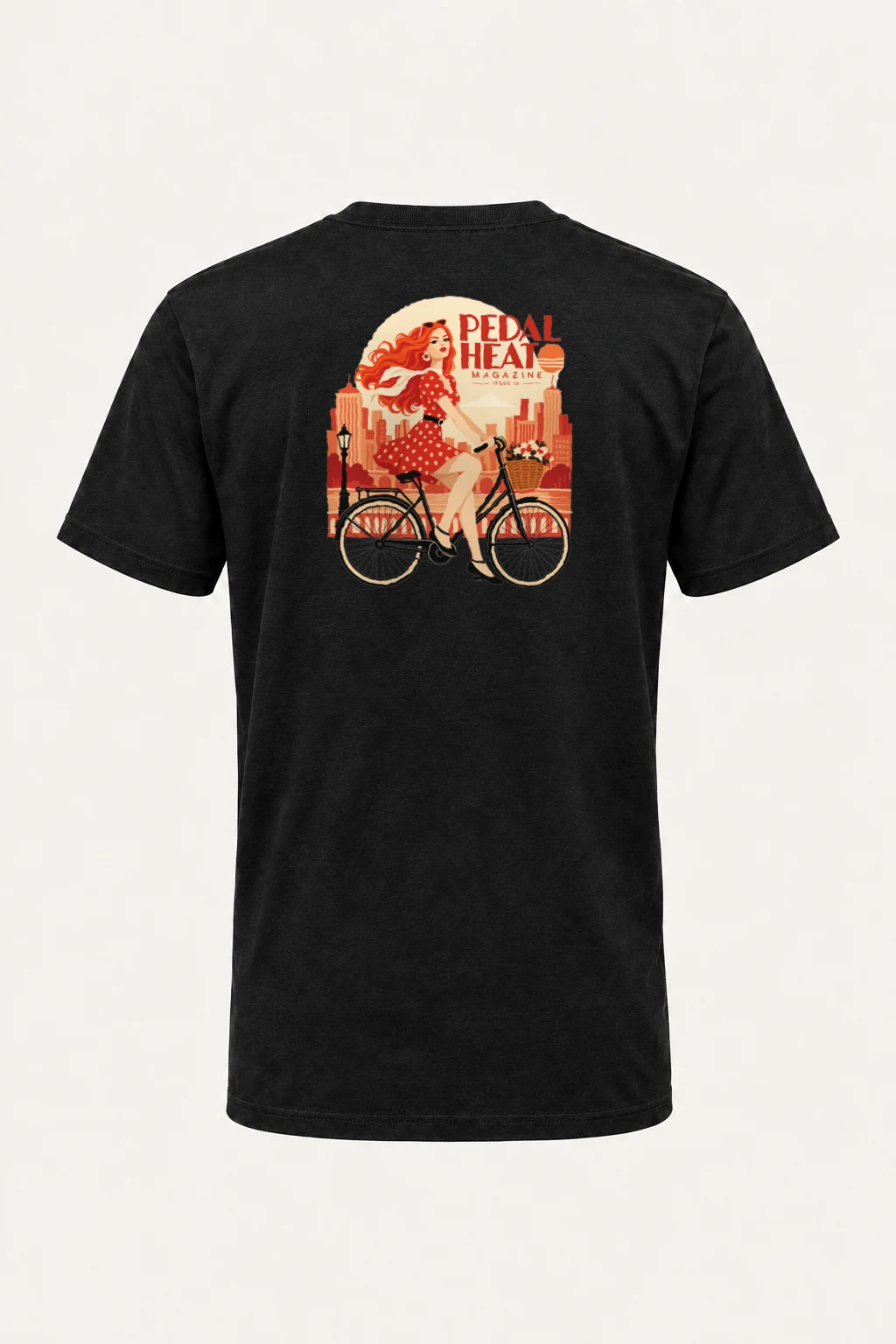 "Pedal Heart Issue 15" Heavyweight Unisex Crewneck T-shirt | Gildan 5000
