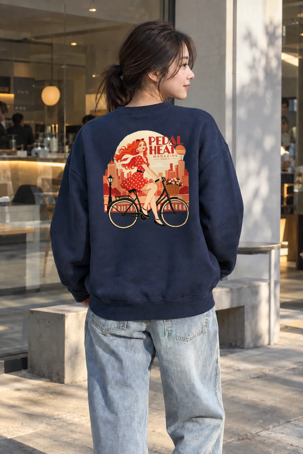"Pedal Heart Magazine" Heavy Blend Unisex Crewneck Sweatshirt | Gildan 18000