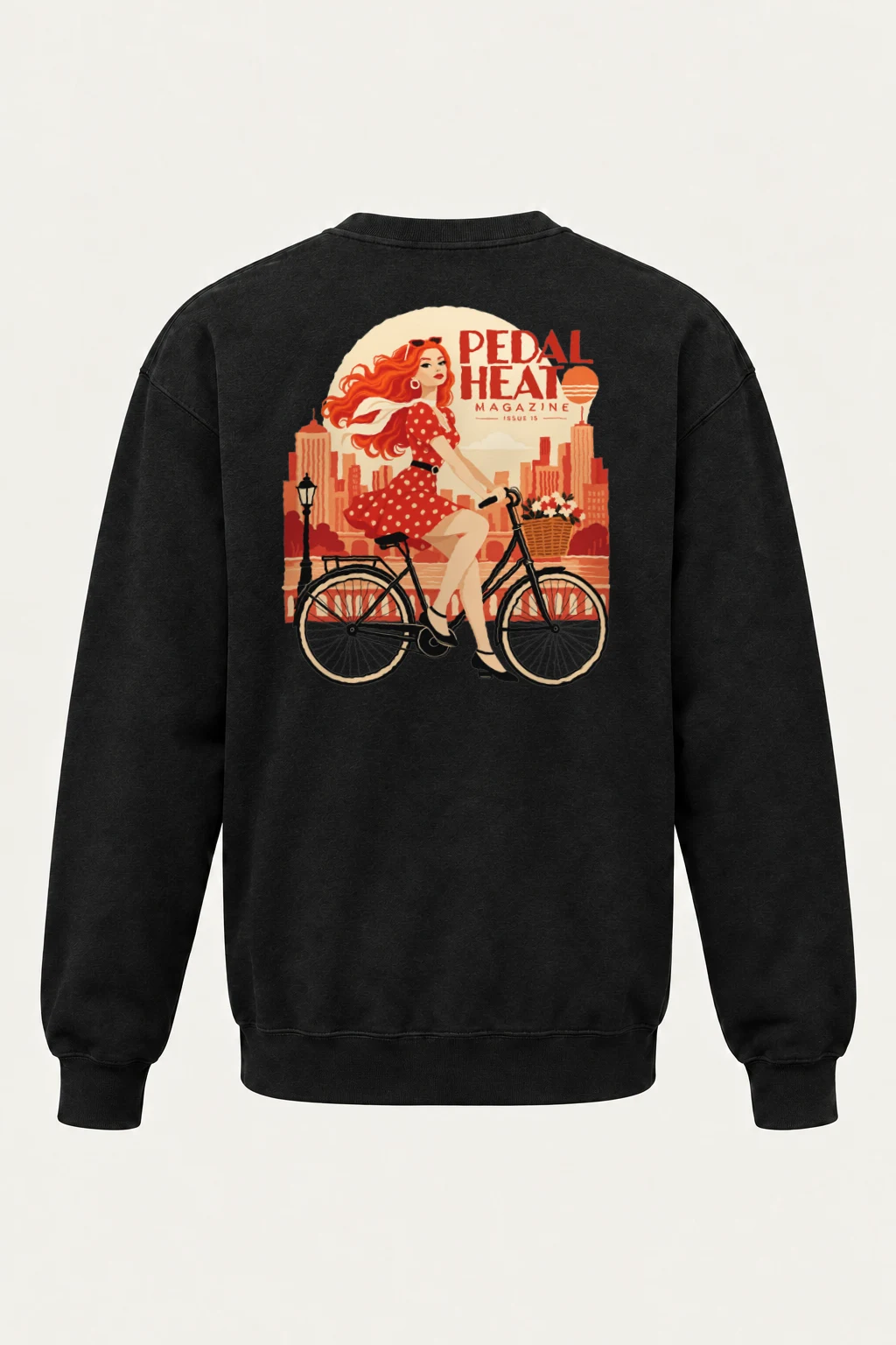 "Pedal Heart Magazine" Heavy Blend Unisex Crewneck Sweatshirt | Gildan 18000