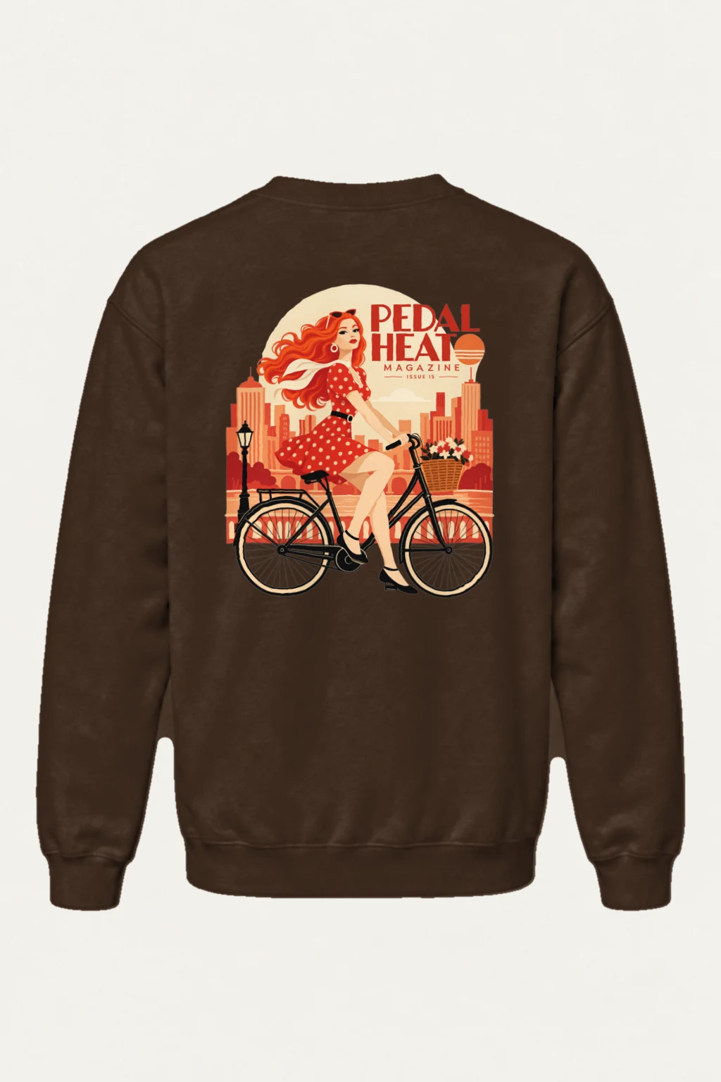 "Pedal Heart Magazine" Heavy Blend Unisex Crewneck Sweatshirt | Gildan 18000