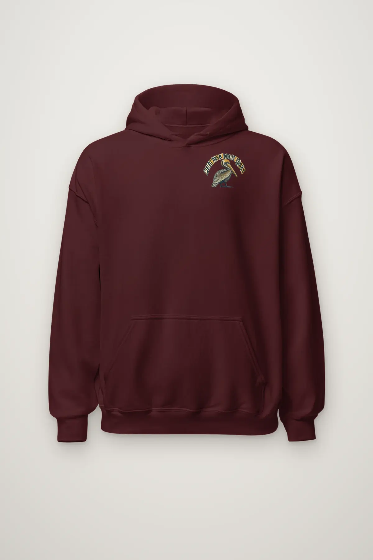 "Pelicans Before the Ferry" Heavy Blend Unisex Pullover Hoodie