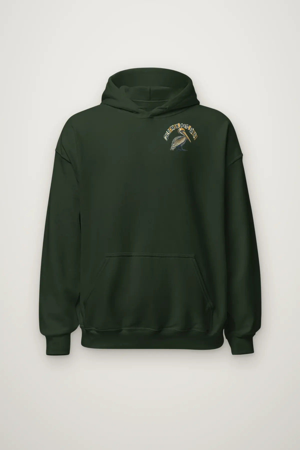 "Pelicans Before the Ferry" Heavy Blend Unisex Pullover Hoodie