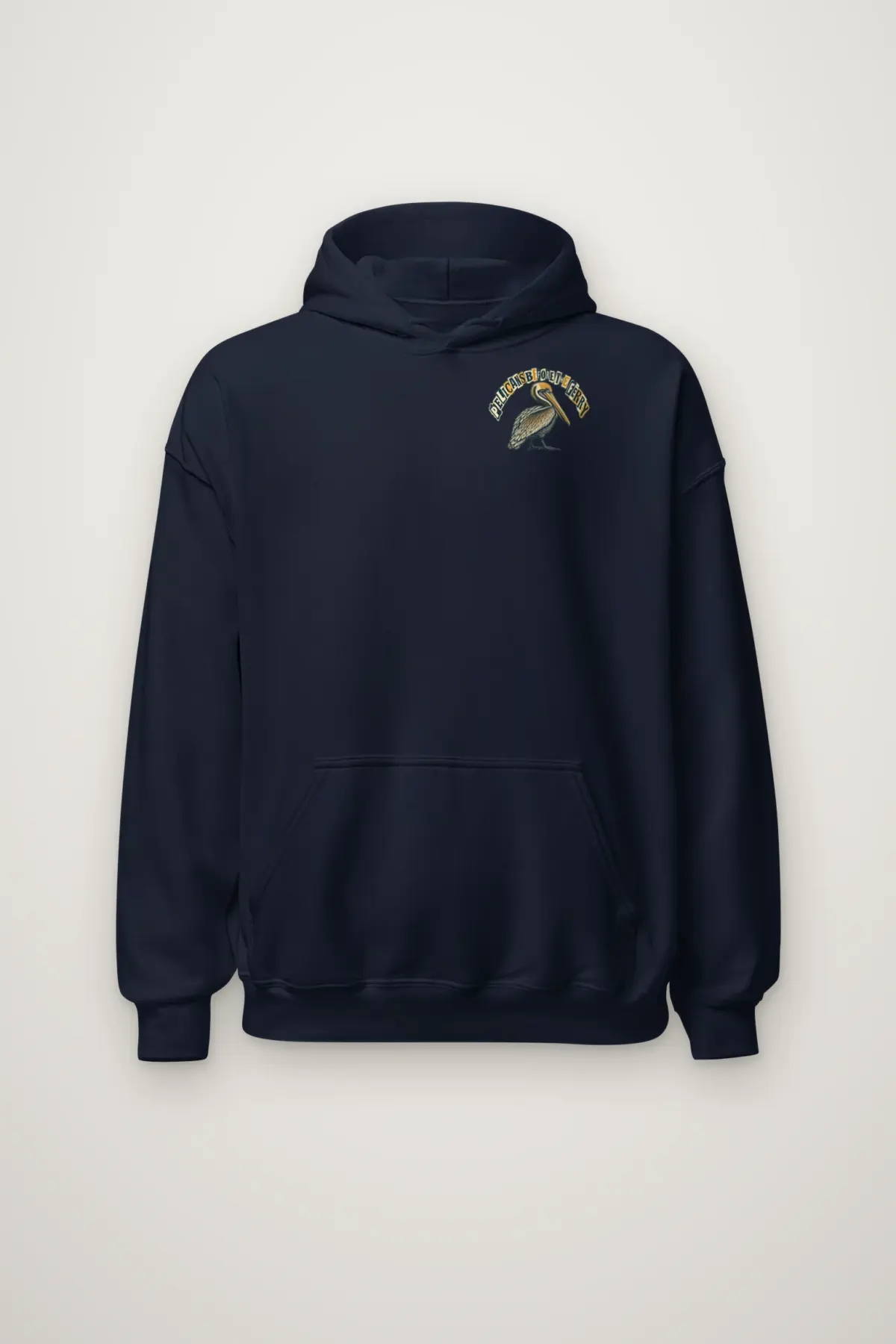 "Pelicans Before the Ferry" Heavy Blend Unisex Pullover Hoodie