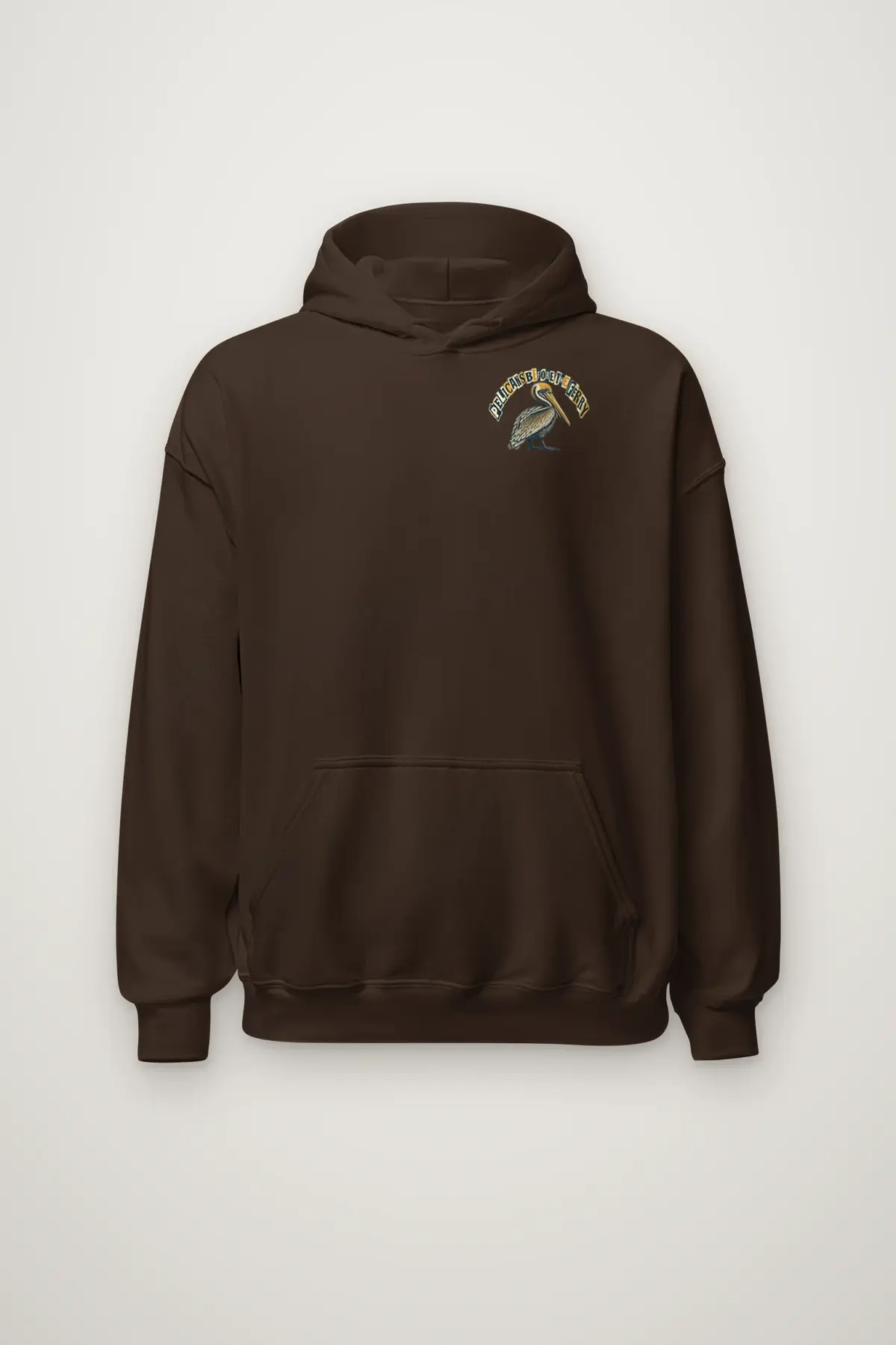 "Pelicans Before the Ferry" Heavy Blend Unisex Pullover Hoodie