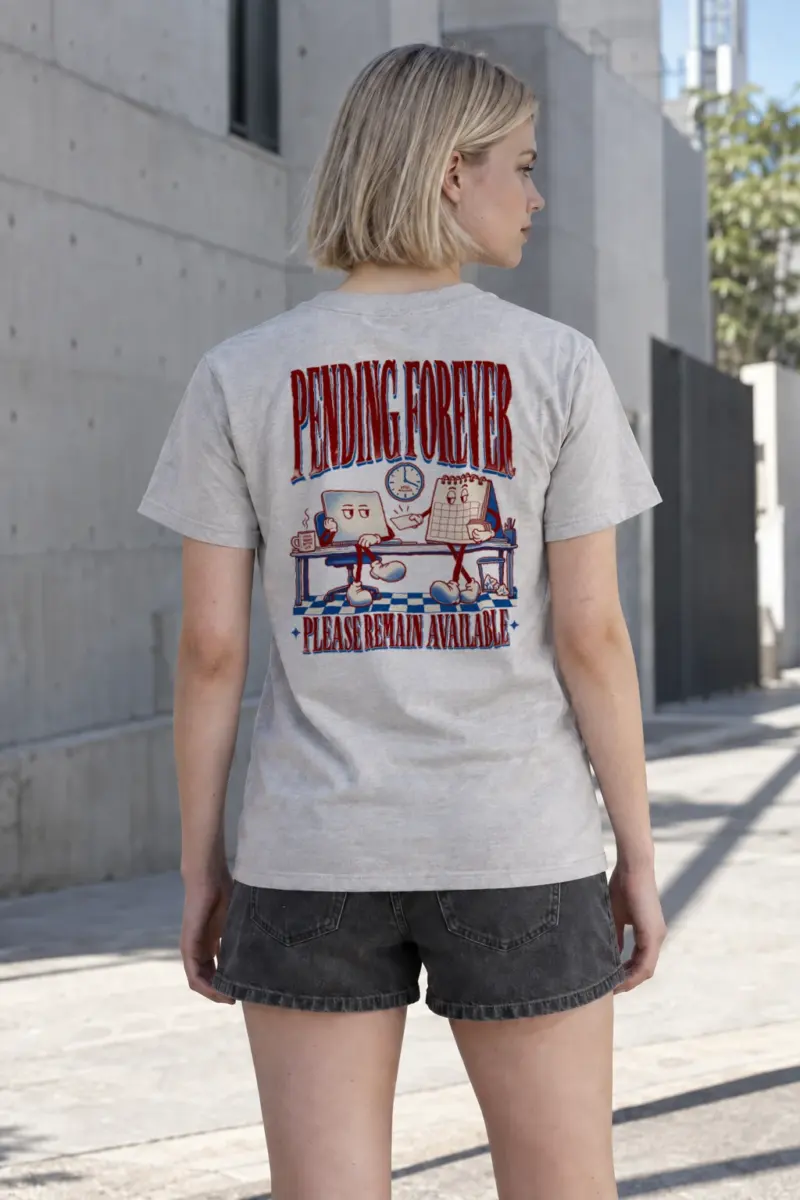 "Pending Forever" Heavyweight Unisex Crewneck T-shirt | Gildan 5000