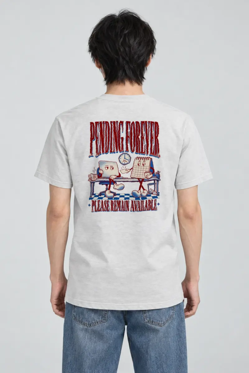 "Pending Forever" Heavyweight Unisex Crewneck T-shirt