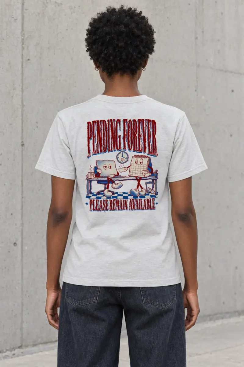 "Pending Forever" Heavyweight Unisex Crewneck T-shirt | Gildan 5000
