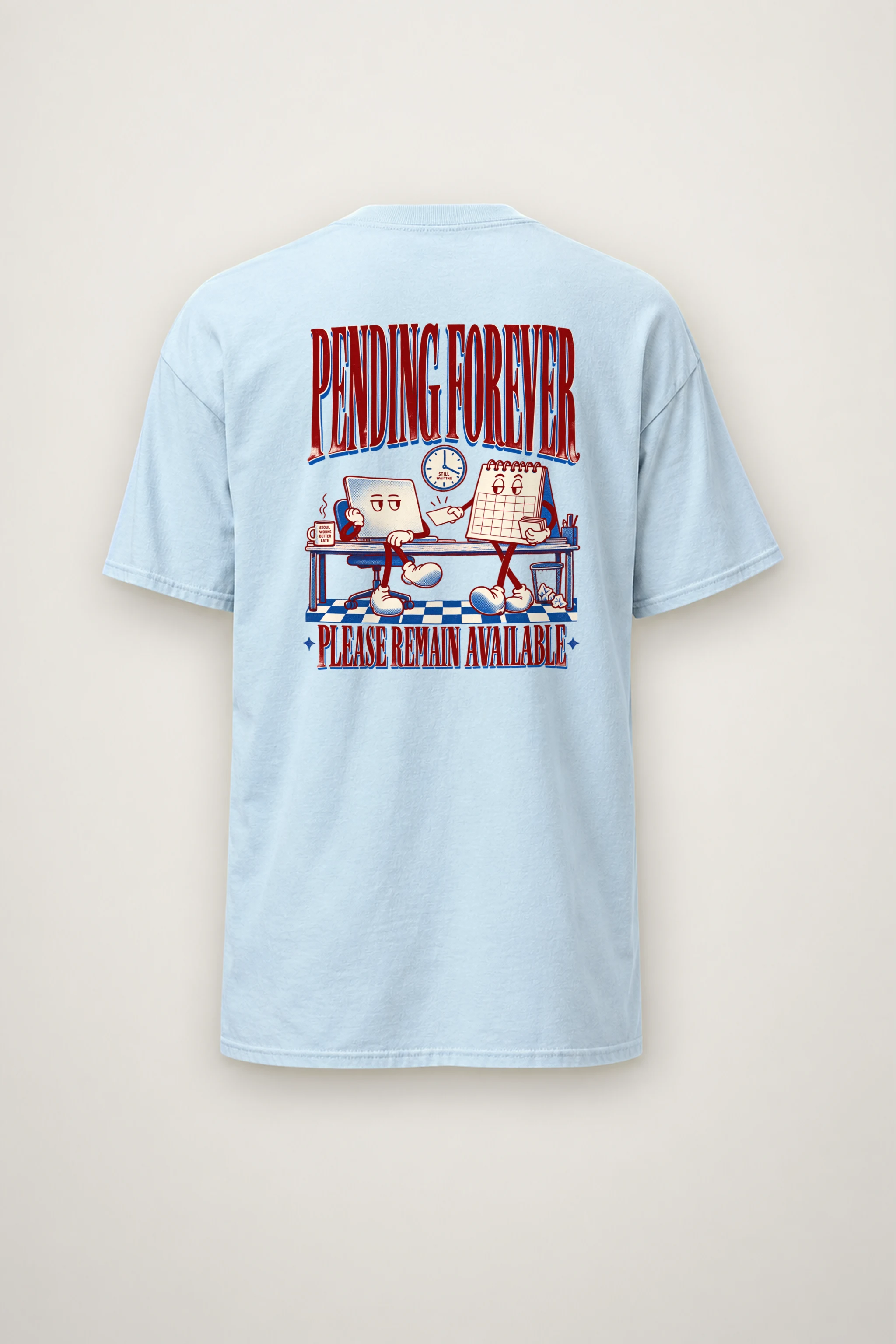 "Pending Forever" Heavyweight Unisex Crewneck T-shirt