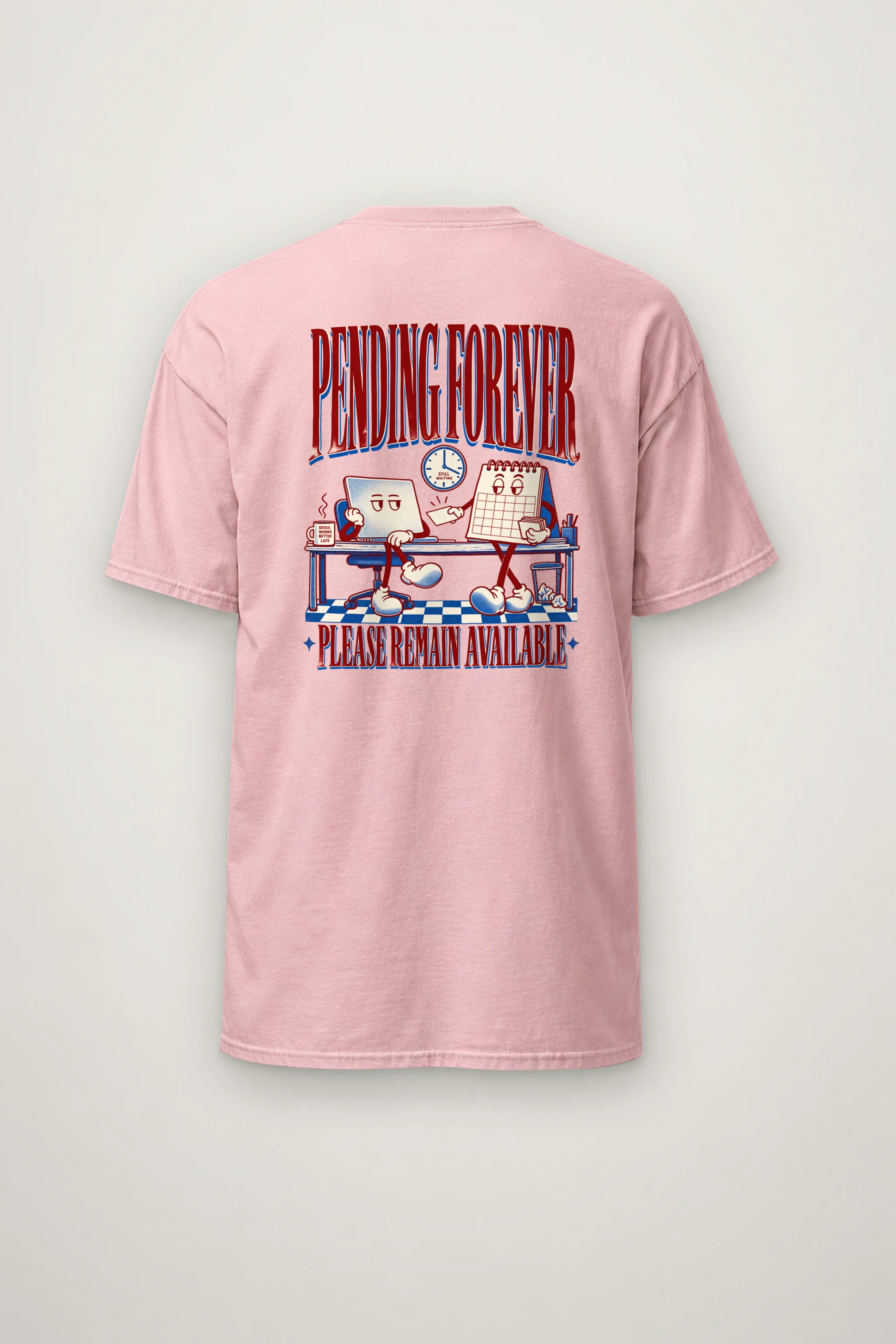 "Pending Forever" Heavyweight Unisex Crewneck T-shirt