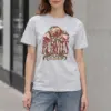 "Peonies Lean Into Rain" Heavyweight Unisex Crewneck T-shirt