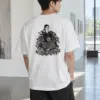 "Peony Hanbok Portrait" Heavyweight Unisex Crewneck T-shirt | Gildan 5000