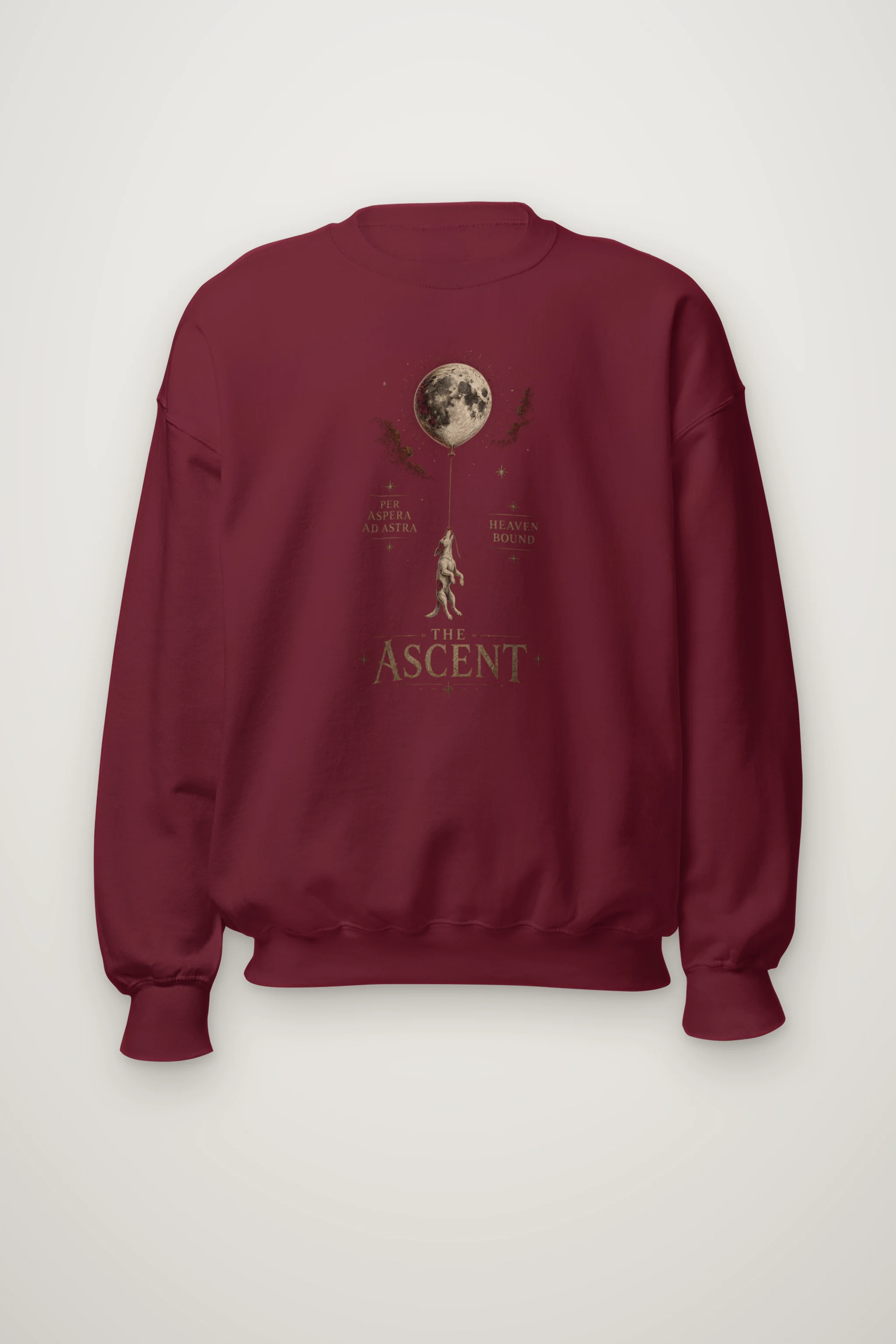 "Per Aspera Ad Astra" Heavy Blend Unisex Crewneck Sweatshirt