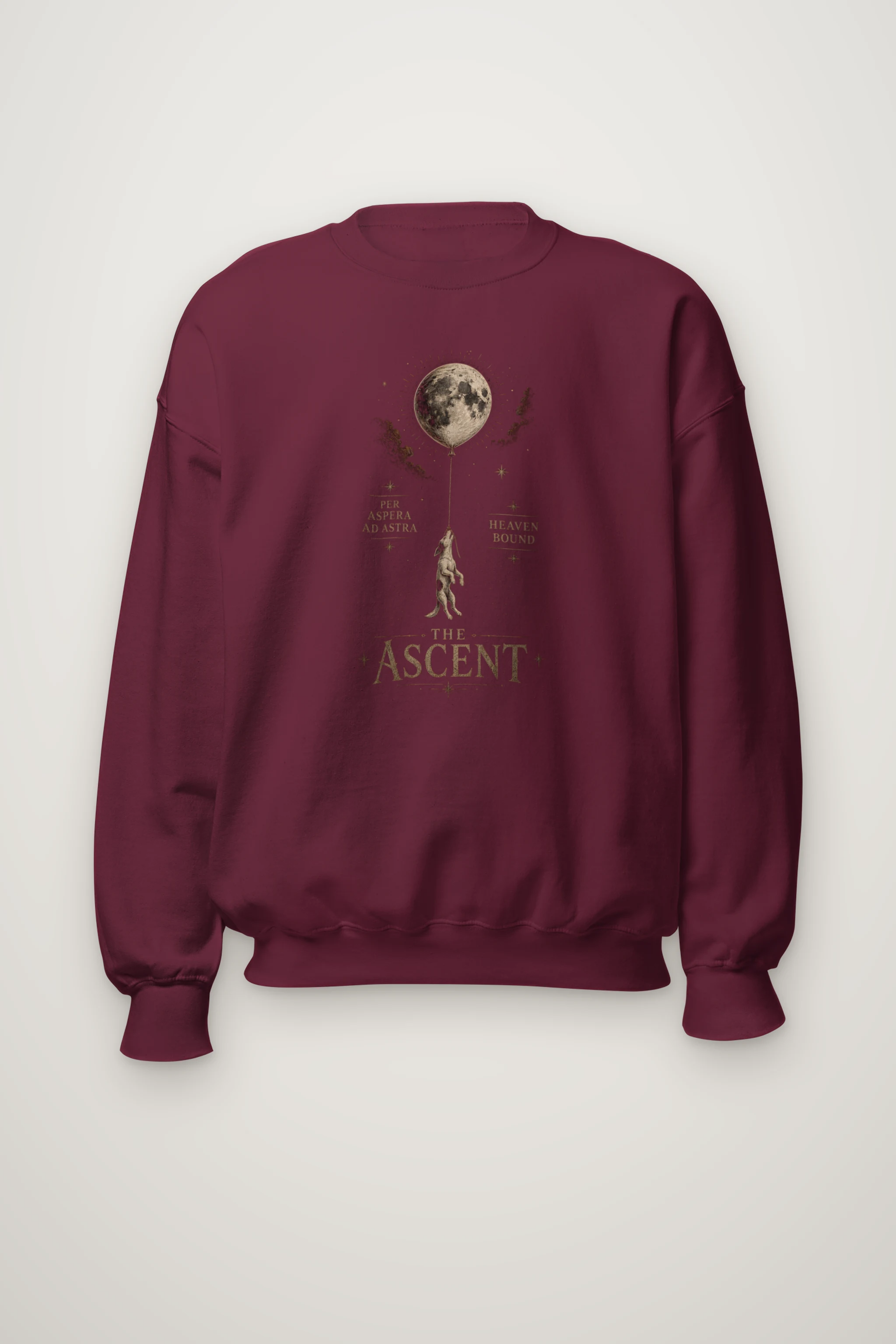 "Per Aspera Ad Astra" Heavy Blend Unisex Crewneck Sweatshirt