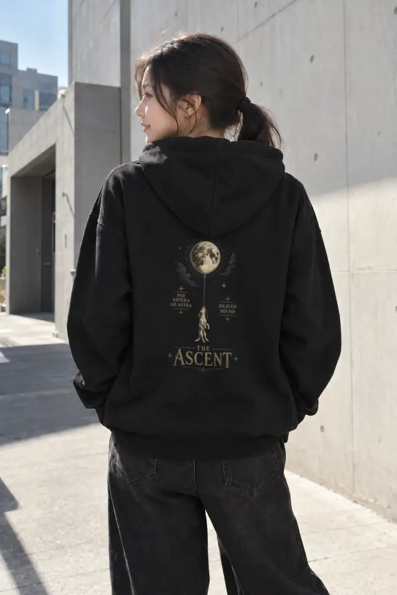 "Per Aspera Ad Astra" Heavy Blend Unisex Pullover Hoodie | Gildan 18500
