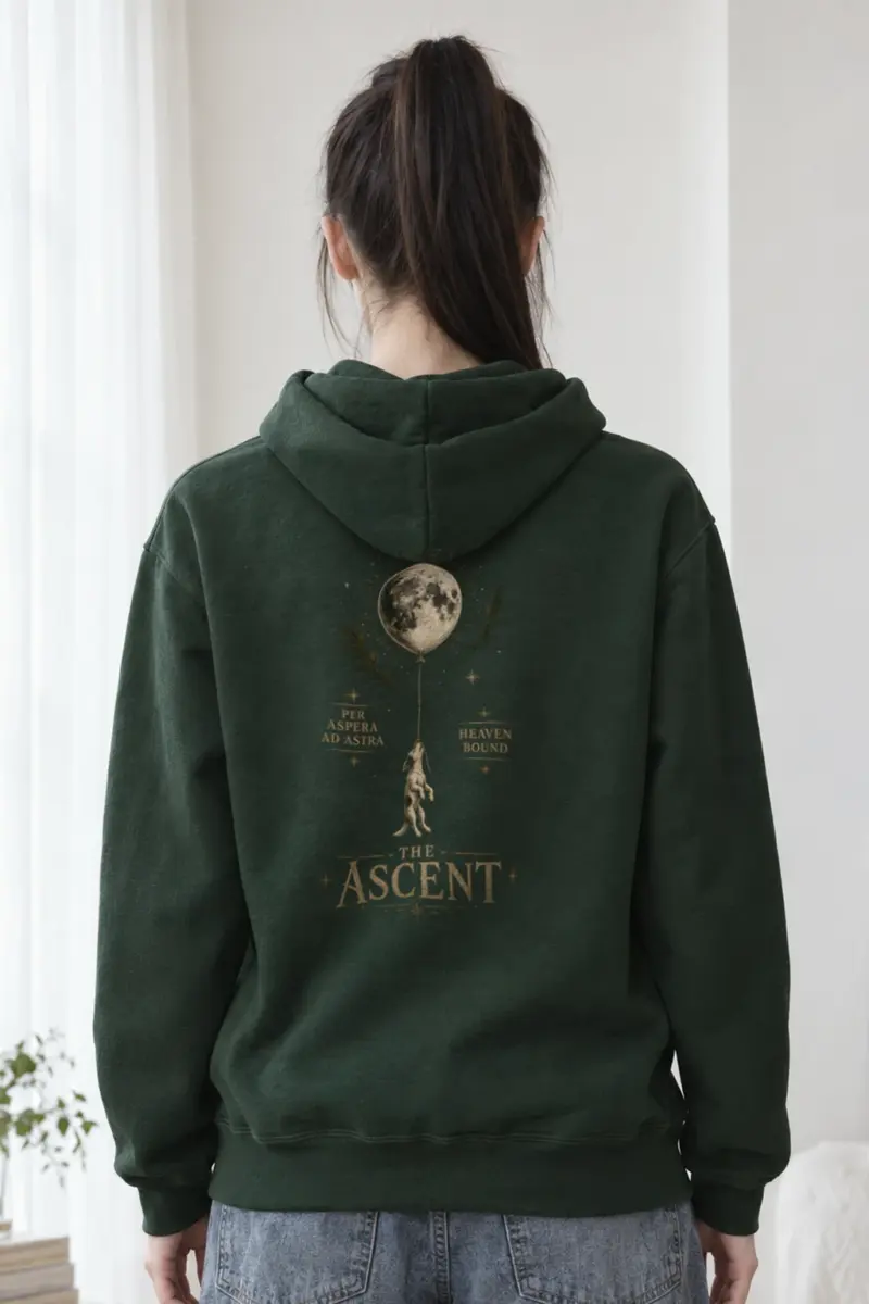 "Per Aspera Ad Astra" Heavy Blend Unisex Pullover Hoodie