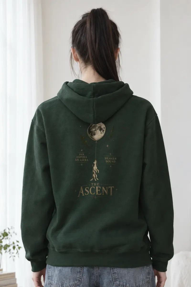 "Per Aspera Ad Astra" Heavy Blend Unisex Pullover Hoodie