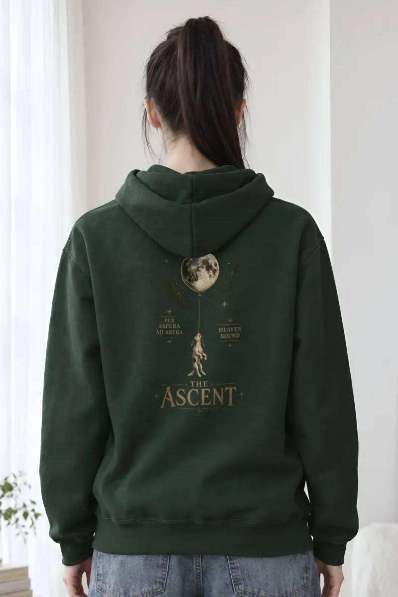 "Per Aspera Ad Astra" Heavy Blend Unisex Pullover Hoodie