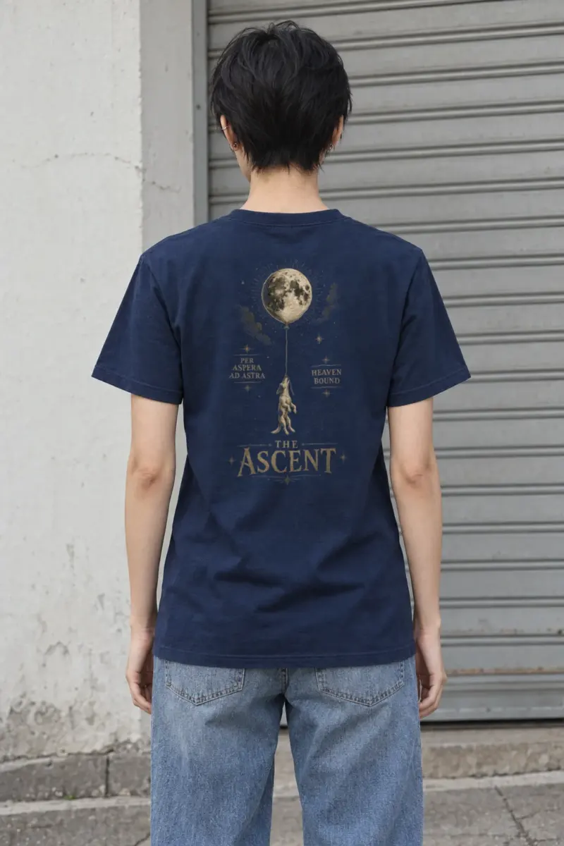 "Per Aspera Ad Astra" Heavyweight Unisex Crewneck T-shirt