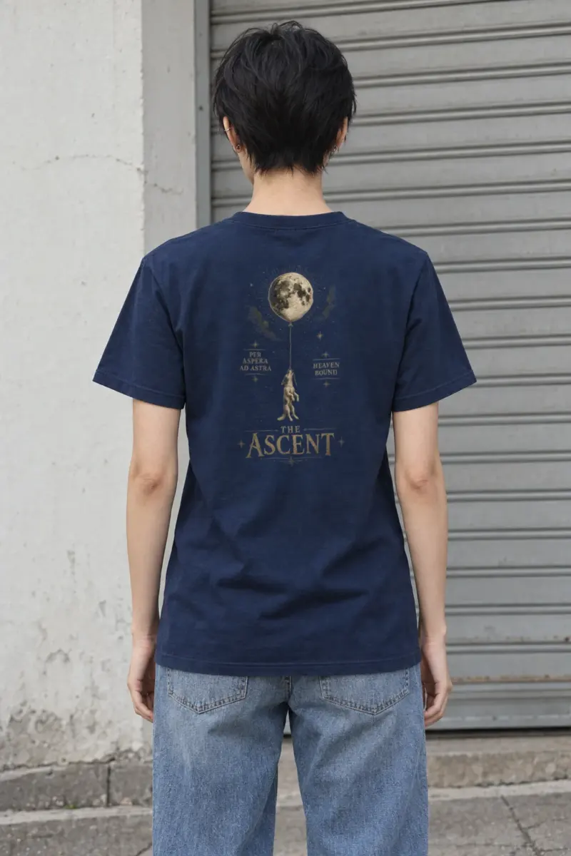 "Per Aspera Ad Astra" Heavyweight Unisex Crewneck T-shirt