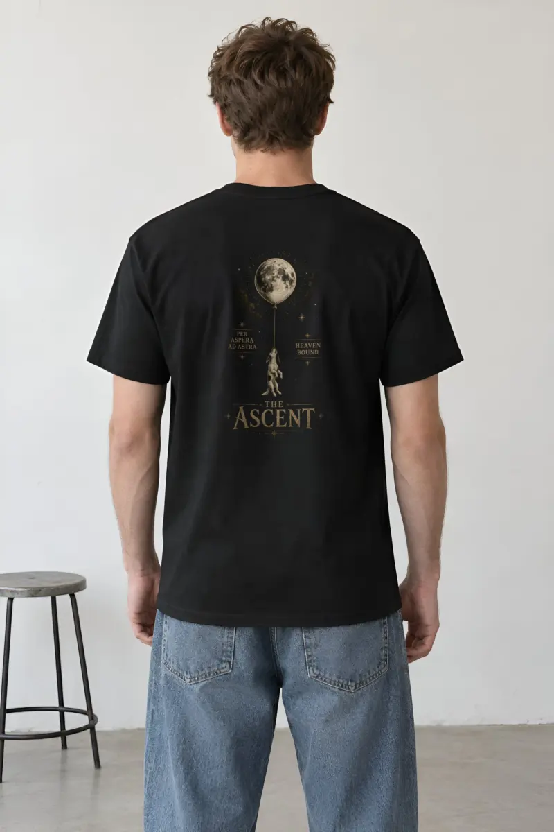 "Per Aspera Ad Astra" Heavyweight Unisex Crewneck T-shirt