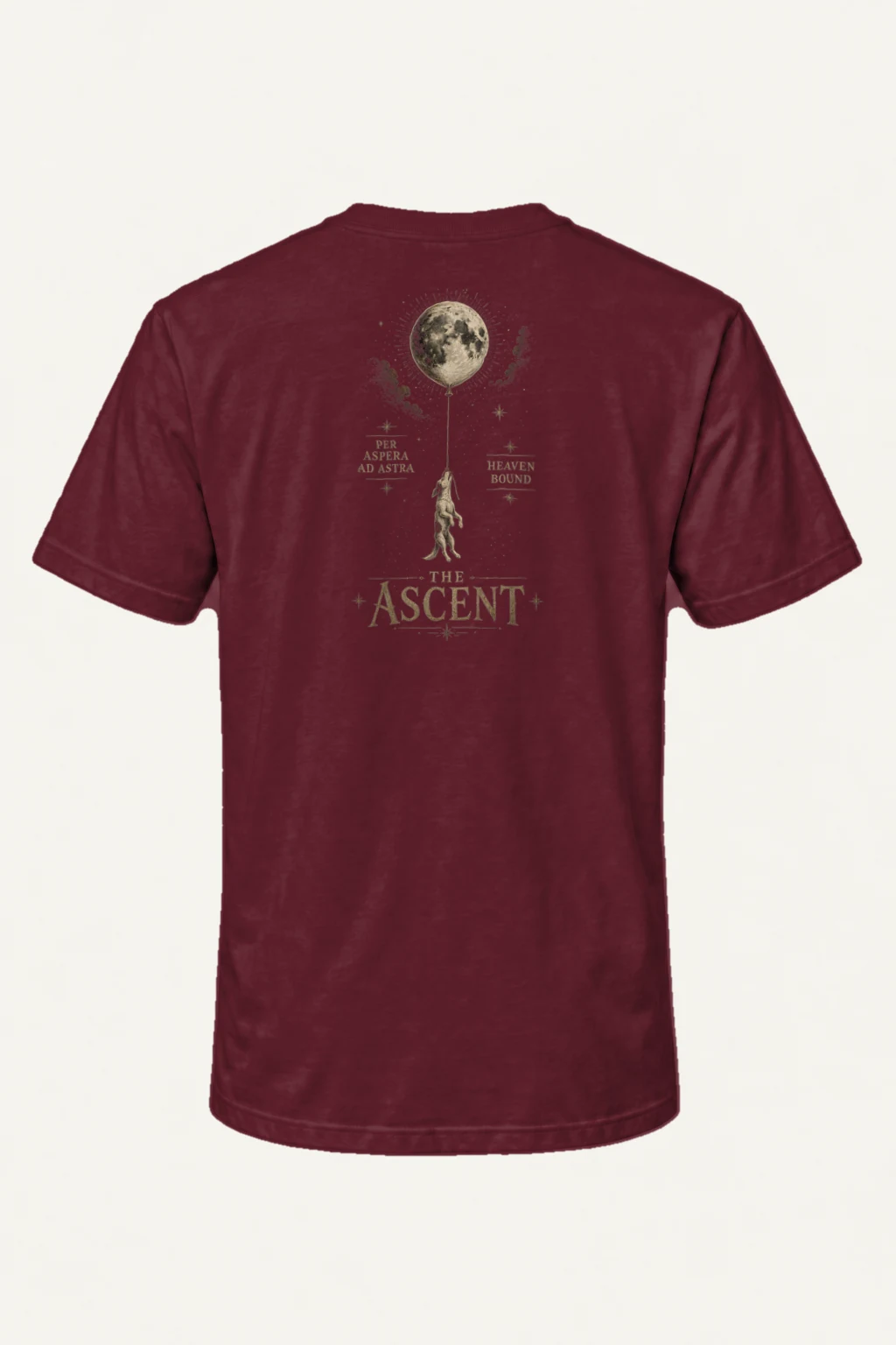 "Per Aspera Ad Astra" Heavyweight Unisex Crewneck T-shirt | Gildan 5000