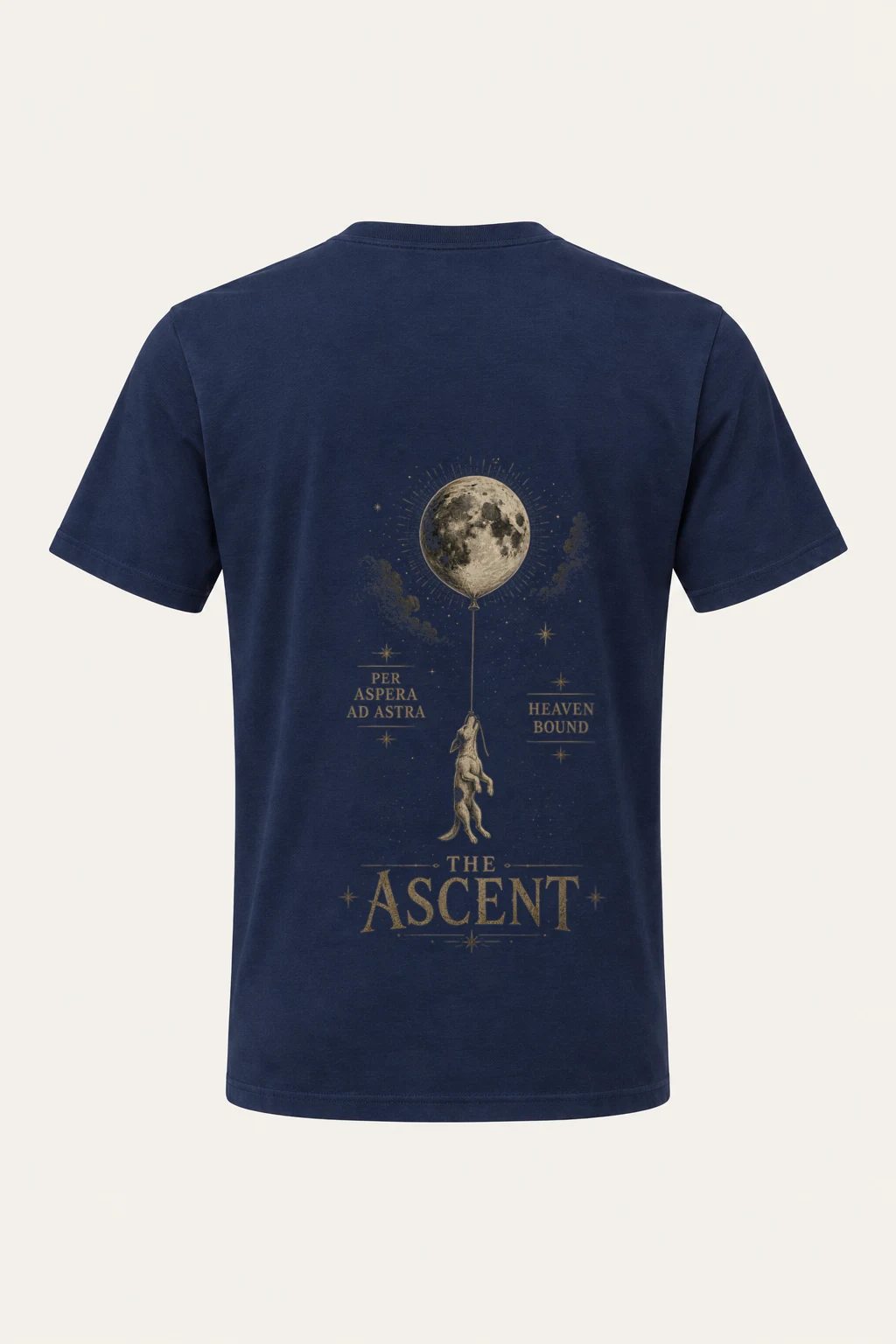 "Per Aspera Ad Astra" Heavyweight Unisex Crewneck T-shirt | Gildan 5000