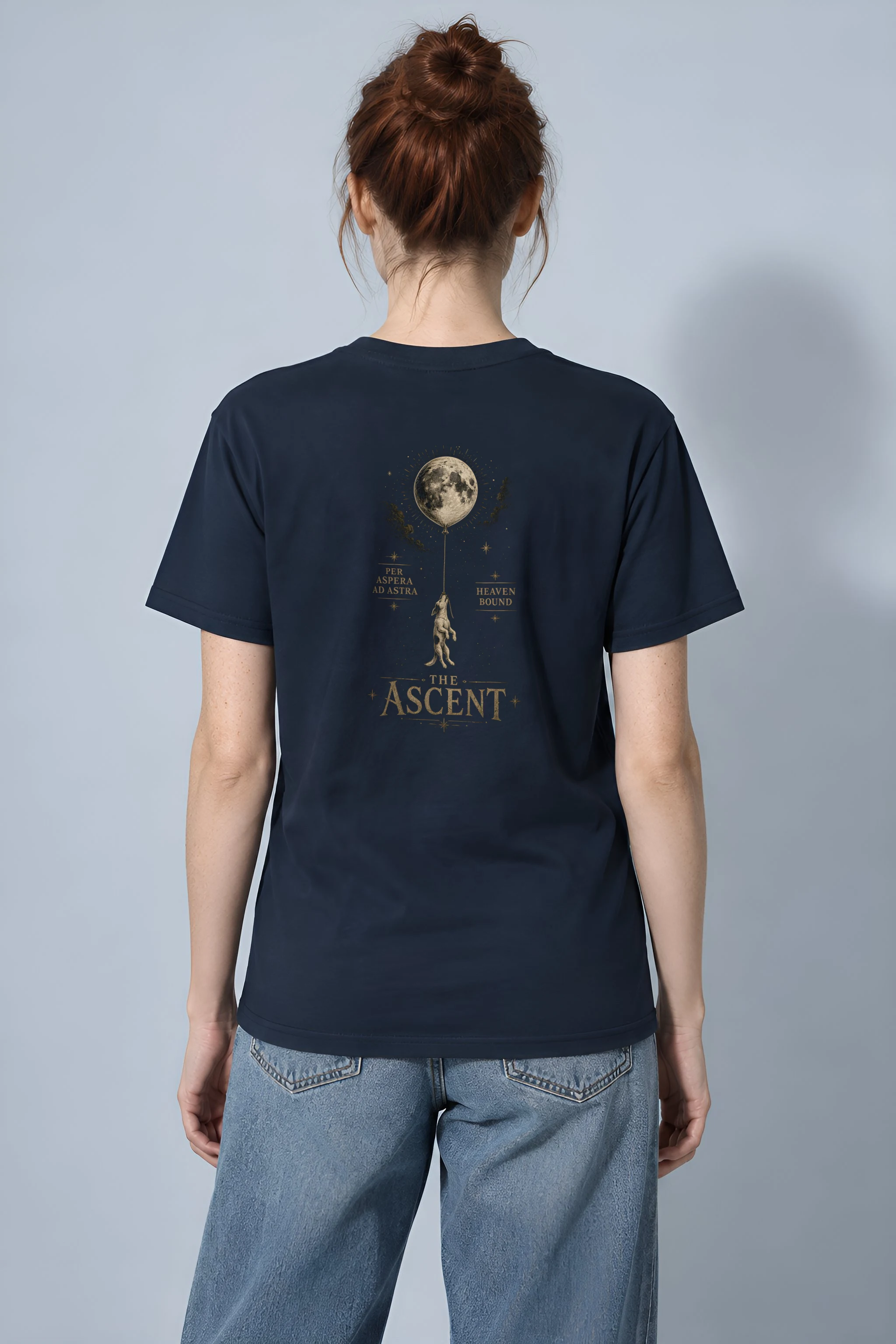 "Per Aspera Ad Astra" Heavyweight Unisex Crewneck T-shirt