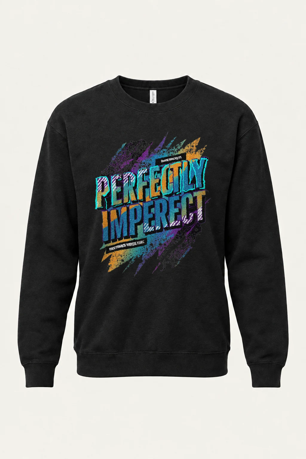 "Perfectly Imperfect" Heavy Blend Unisex Crewneck Sweatshirt | Gildan 18000