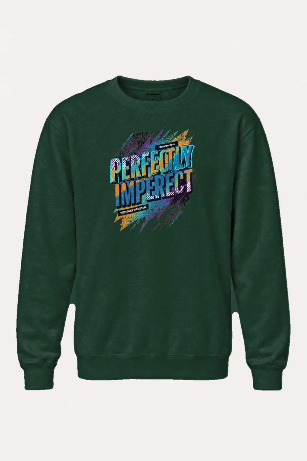 "Perfectly Imperfect" Heavy Blend Unisex Crewneck Sweatshirt | Gildan 18000