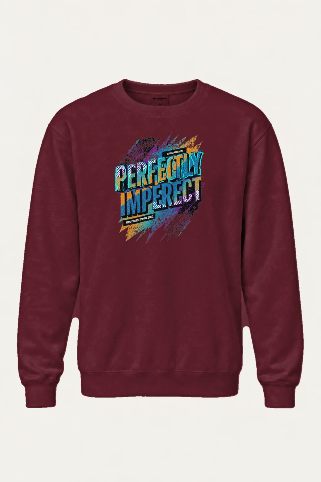 "Perfectly Imperfect" Heavy Blend Unisex Crewneck Sweatshirt | Gildan 18000
