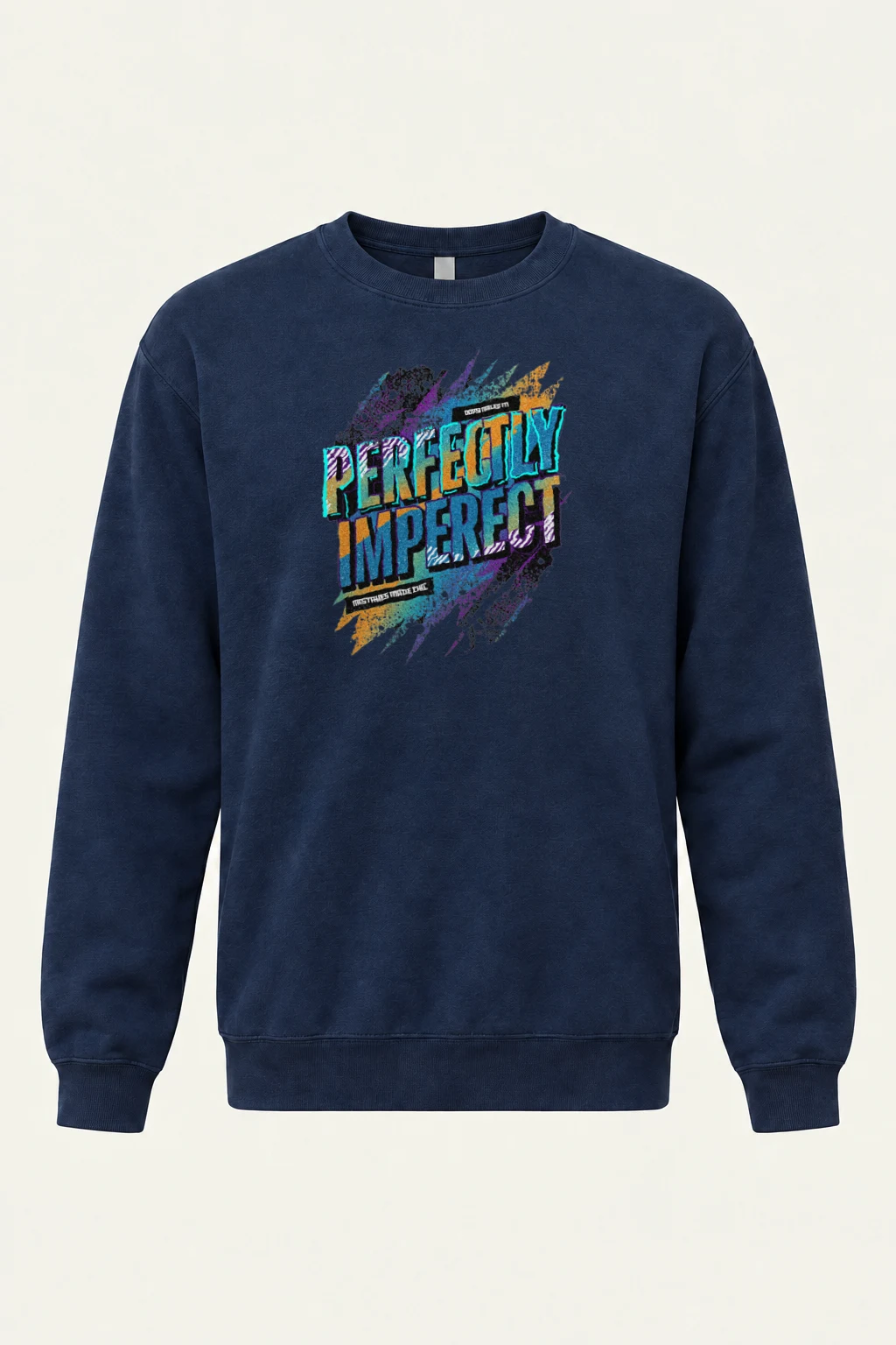 "Perfectly Imperfect" Heavy Blend Unisex Crewneck Sweatshirt | Gildan 18000