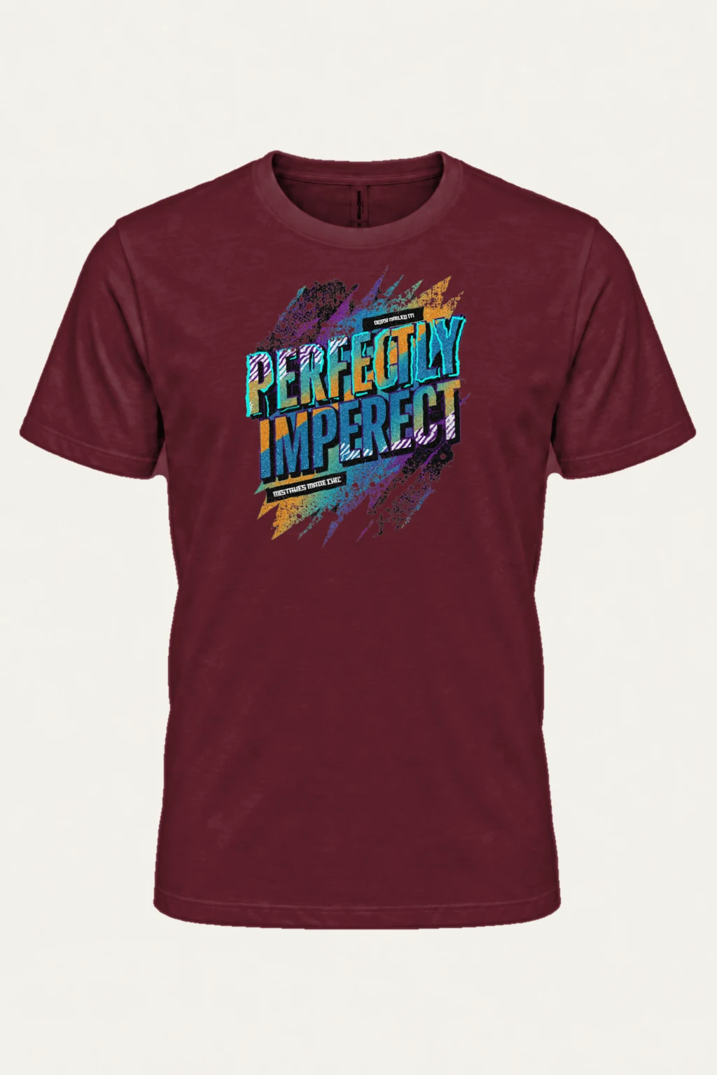 "Perfectly Imperfect" Heavyweight Unisex Crewneck T-shirt | Gildan 5000