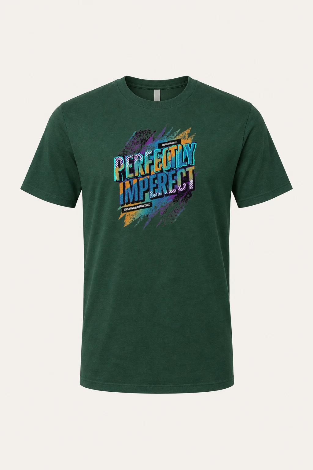 "Perfectly Imperfect" Heavyweight Unisex Crewneck T-shirt | Gildan 5000