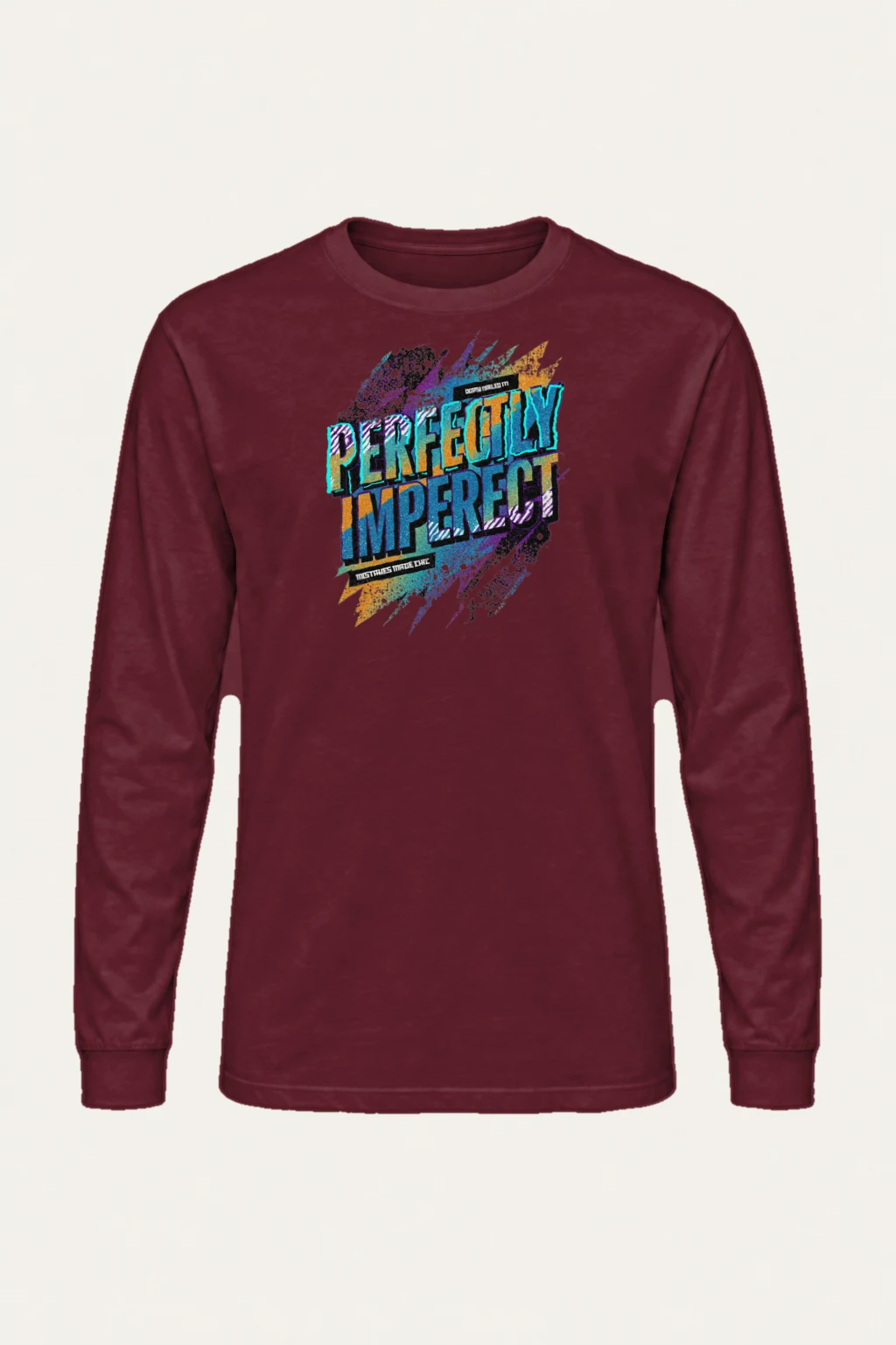 "Perfectly Imperfect" Unisex Longsleeve T-shirt | Gildan 2400