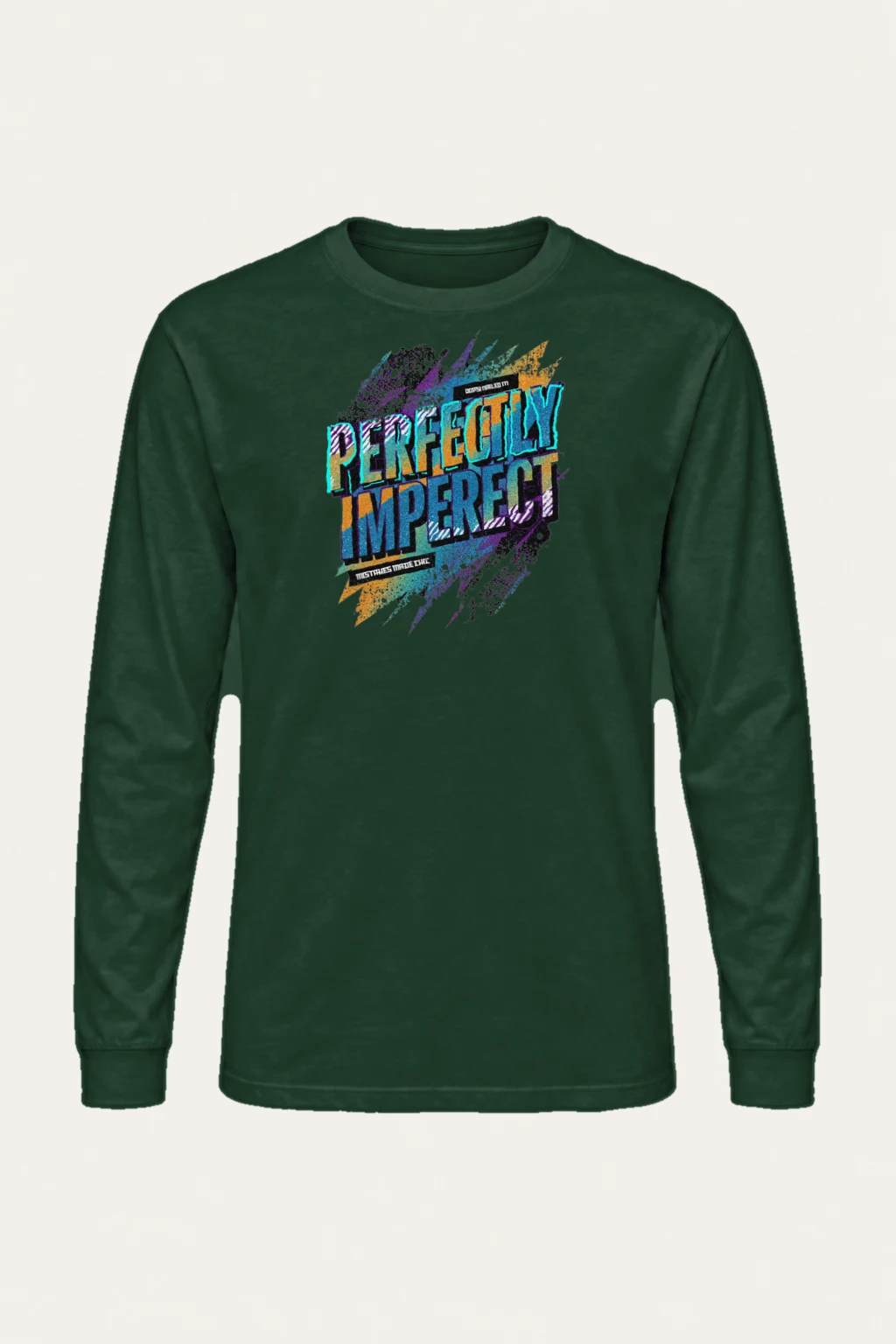 "Perfectly Imperfect" Unisex Longsleeve T-shirt | Gildan 2400