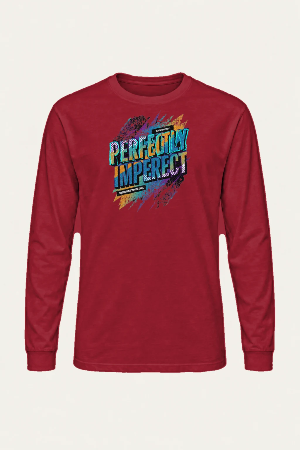 "Perfectly Imperfect" Unisex Longsleeve T-shirt | Gildan 2400