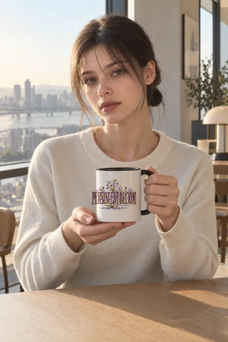 "Persistent Bloom" 11oz Ceramic Mug