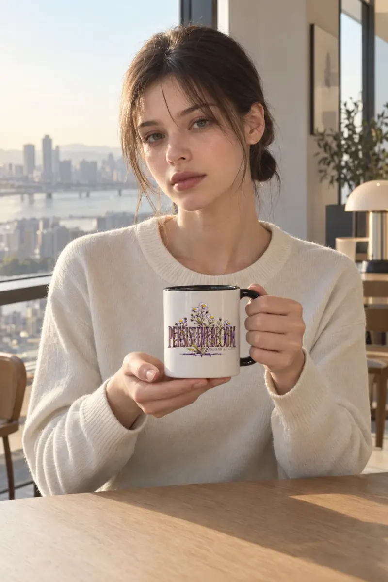 "Persistent Bloom" 11oz Ceramic Mug