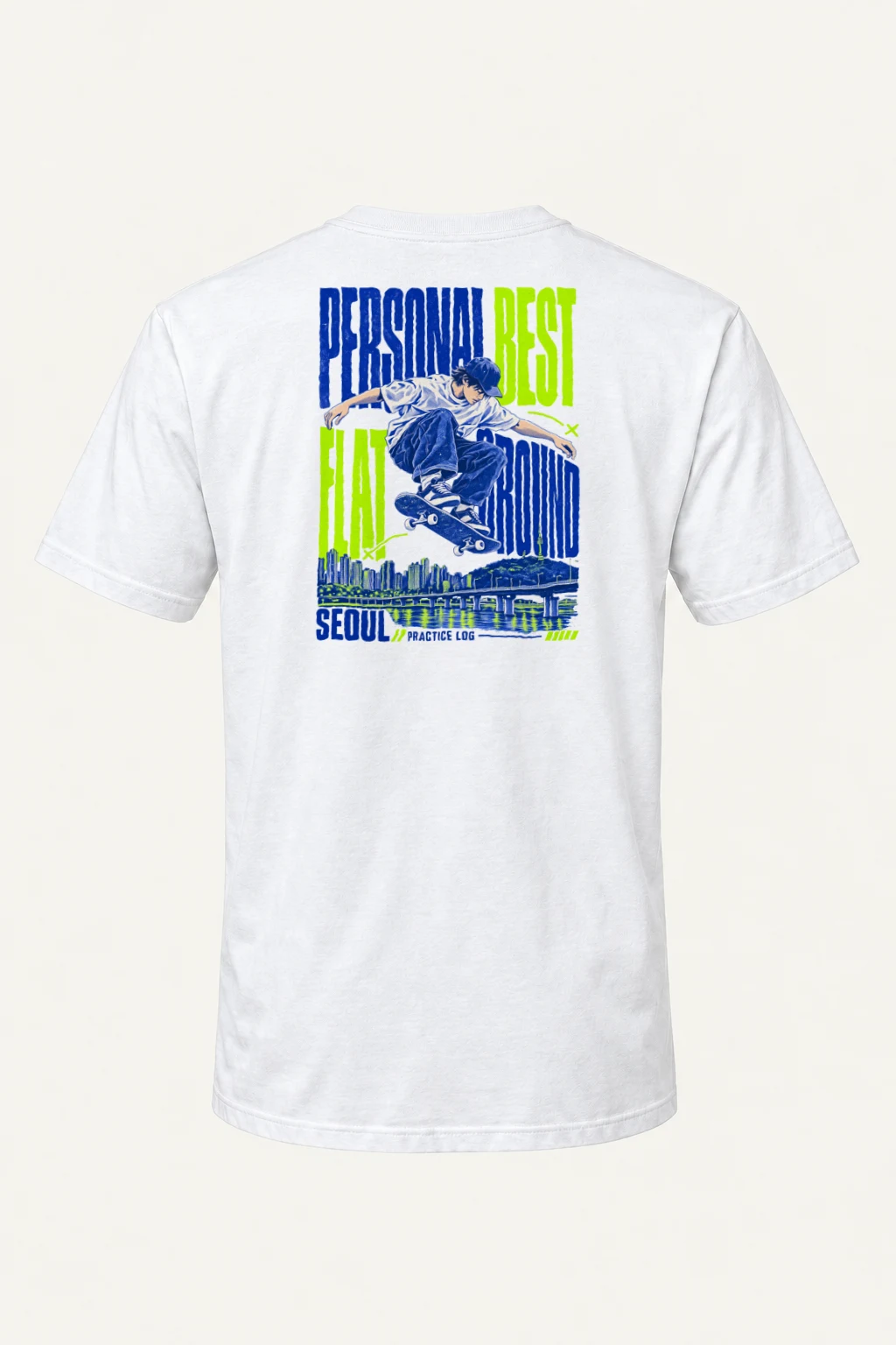 "Personal Best Flat" Heavyweight Unisex Crewneck T-shirt | Gildan 5000