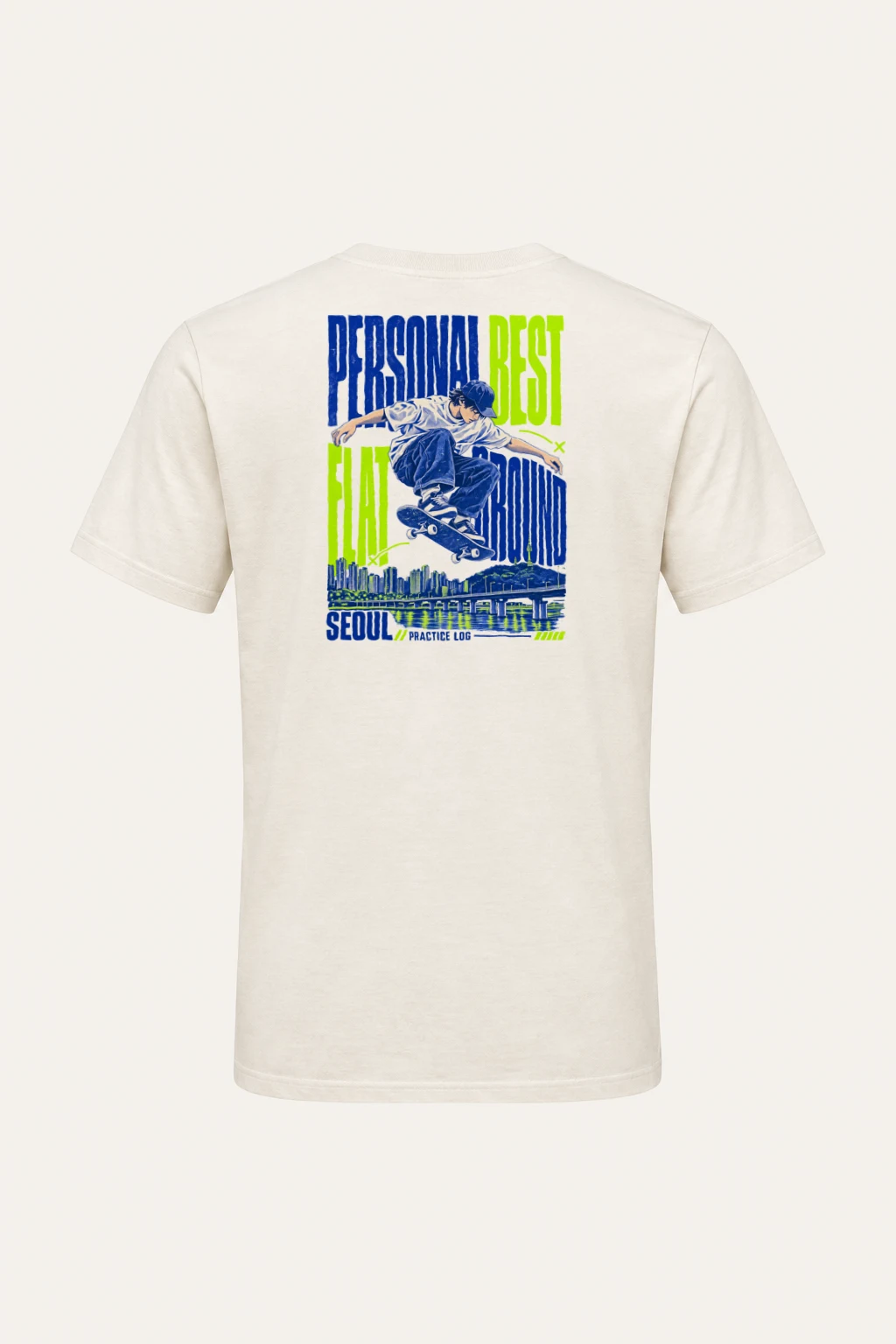 "Personal Best Flat" Heavyweight Unisex Crewneck T-shirt | Gildan 5000
