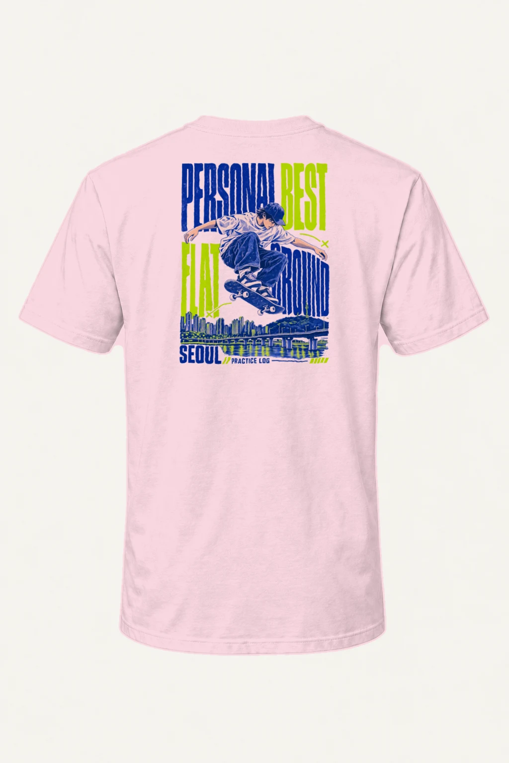 "Personal Best Flat" Heavyweight Unisex Crewneck T-shirt | Gildan 5000