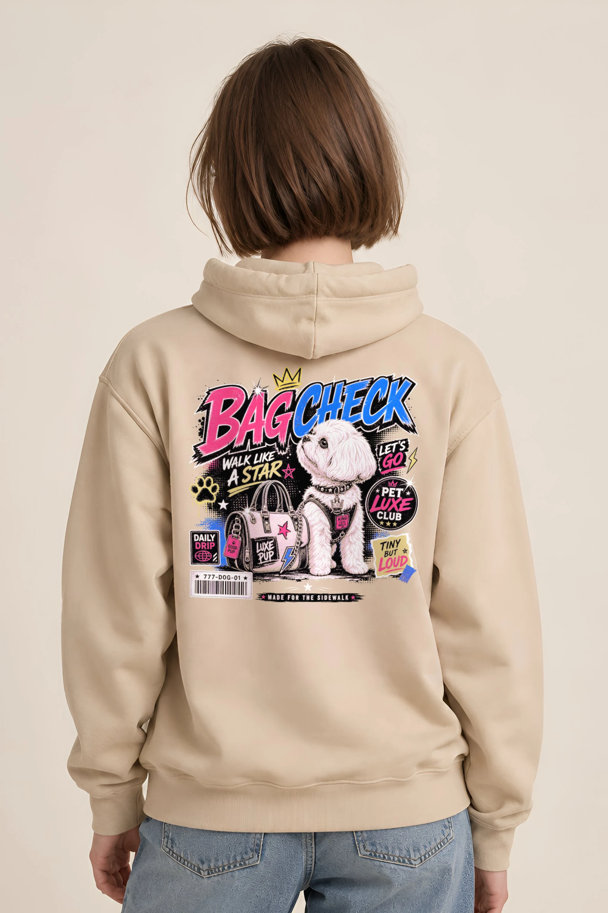 "Pet Luxe Club" 1 Pullover Hoodie