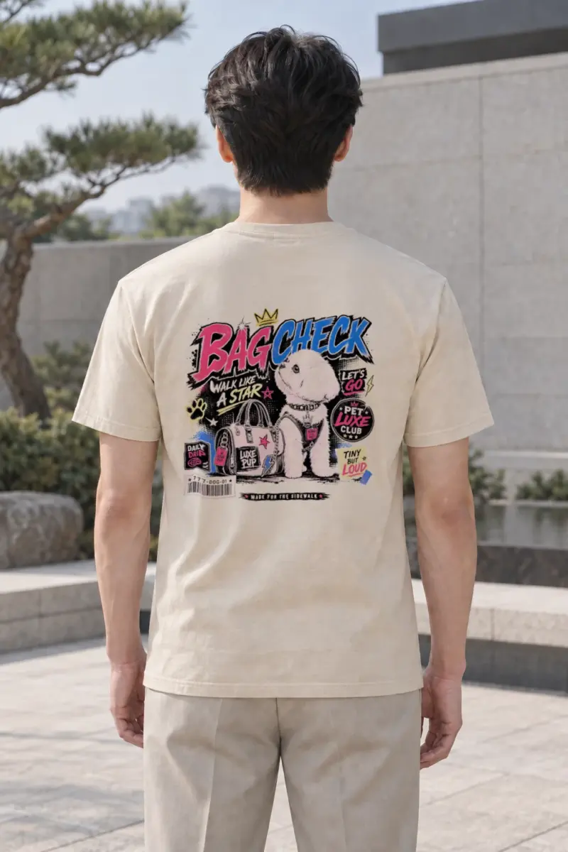 "Pet Luxe Club" Heavyweight Unisex Crewneck T-shirt | Gildan 5000