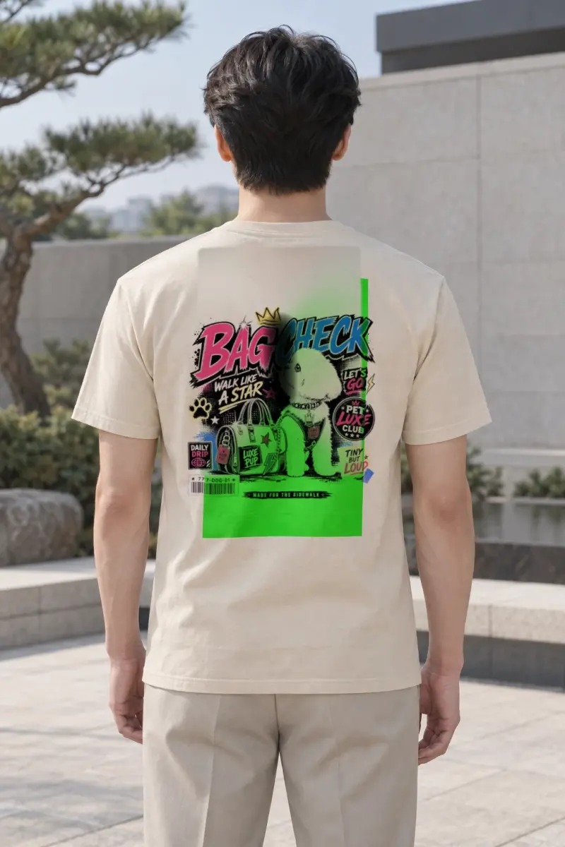"Pet Luxe Club" Heavyweight Unisex Crewneck T-shirt | Gildan 5000