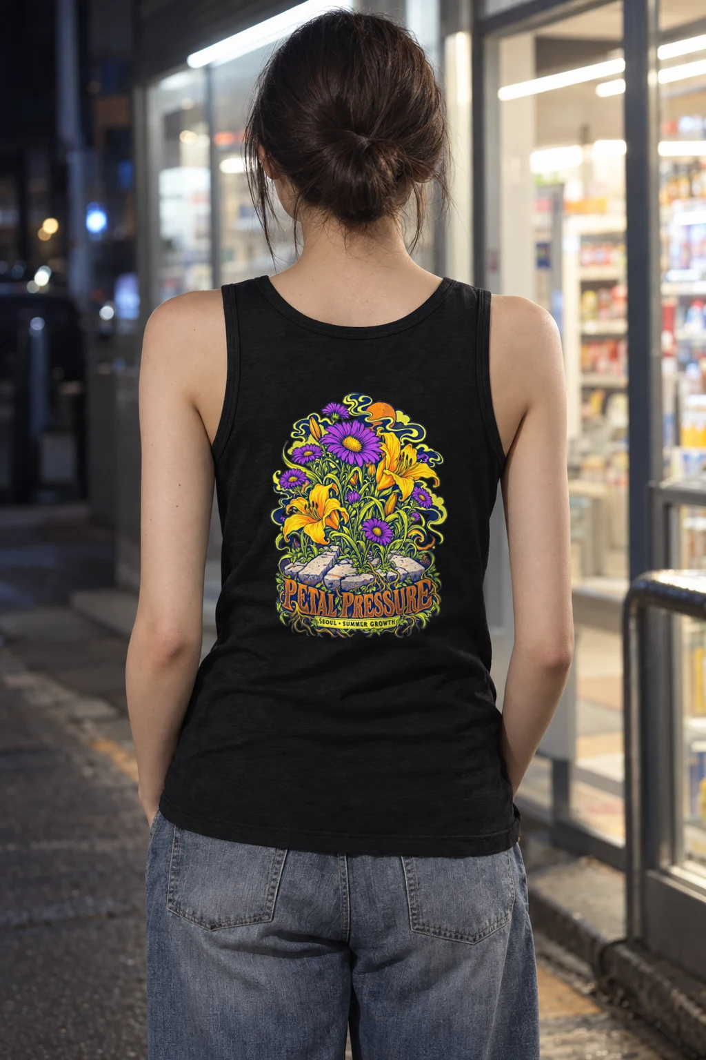 "Petal Pressure" Unisex Jersey Tank