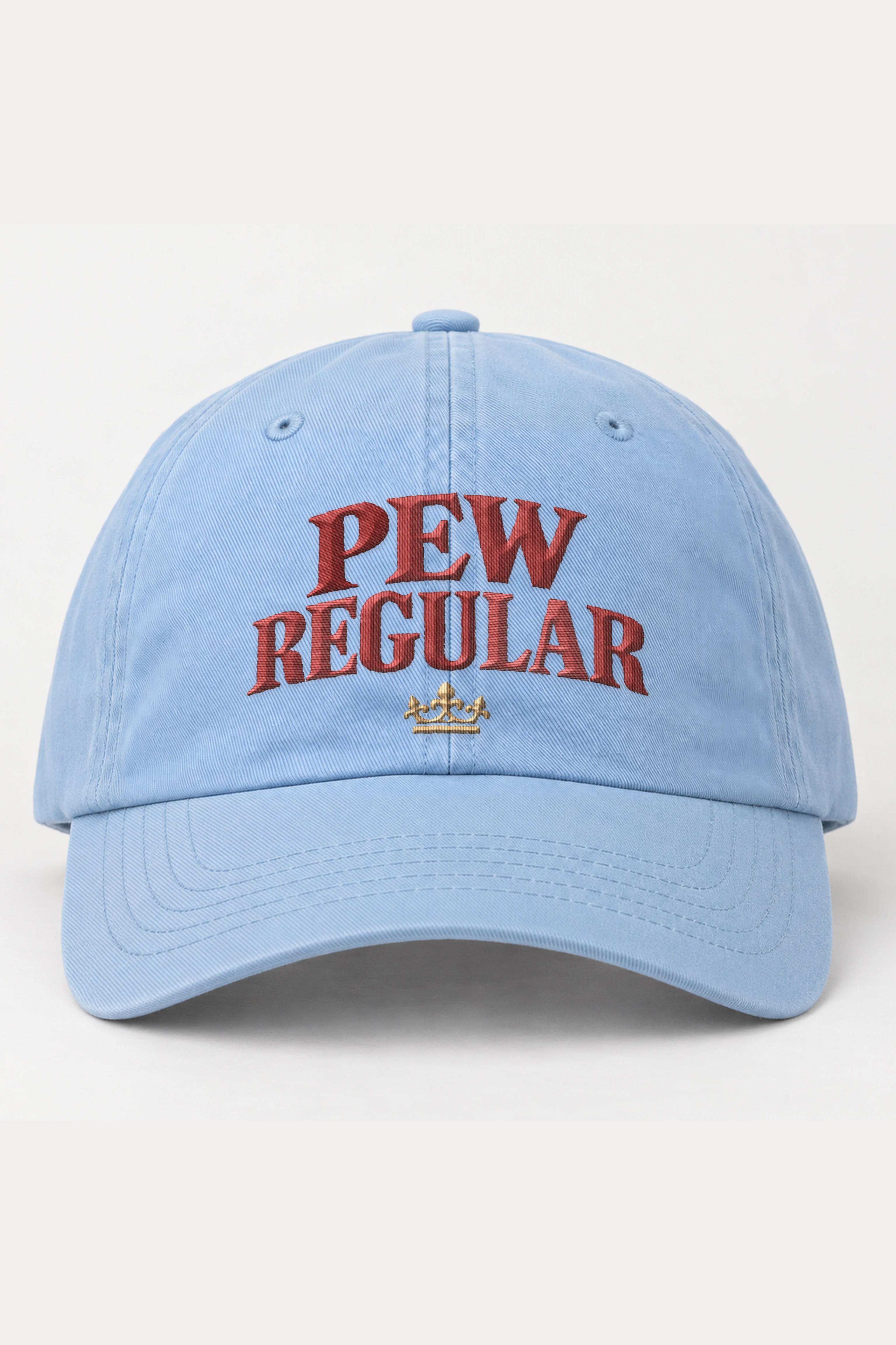 "Pew Regular Crown" Classic Dad Hat · Embroidered