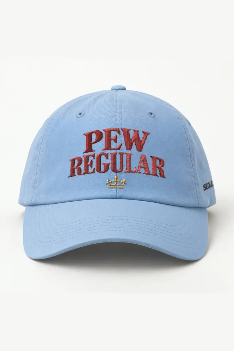 "Pew Regular Crown" Classic Dad Hat · Embroidered
