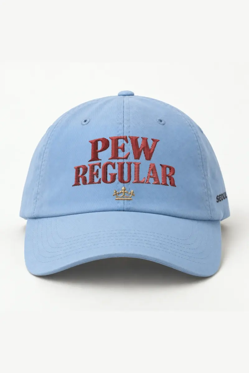 "Pew Regular Crown" Classic Dad Hat · Embroidered