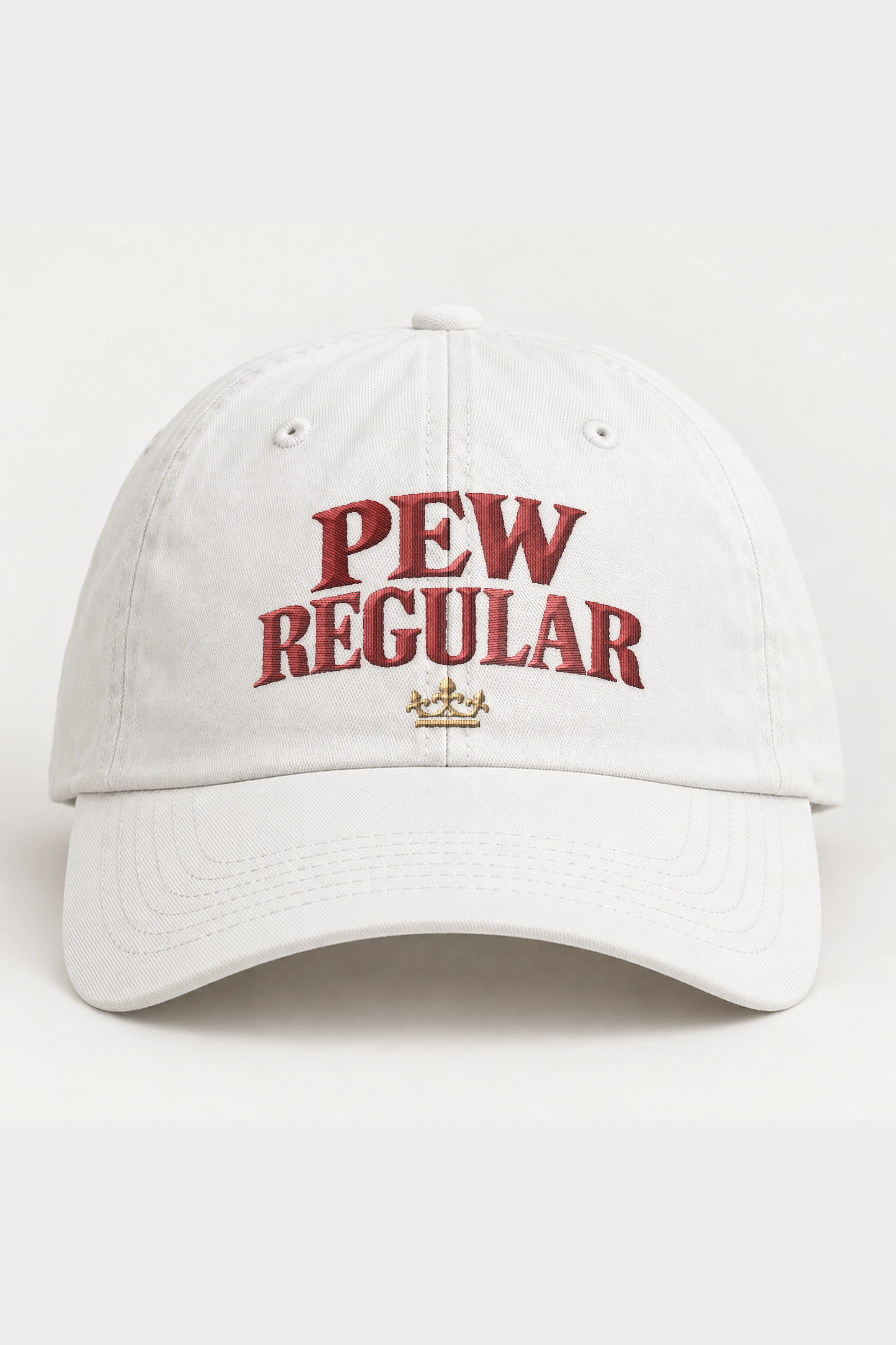 "Pew Regular Crown" Classic Dad Hat · Embroidered